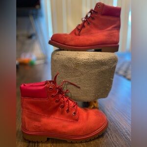 Timberland All Red Boots